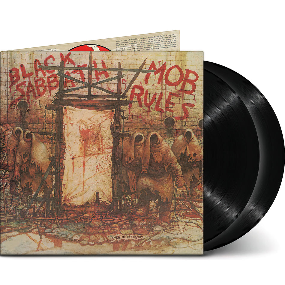 Black Sabbath Mob Rules 2LP pressing, anniversary gatefold edition, Ronnie James Dio era