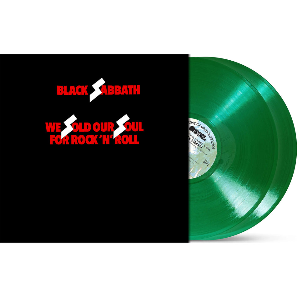 Black Sabbath - We Sold Our Soul packshot, translucent green 180g pressing, Rocktober limited edition