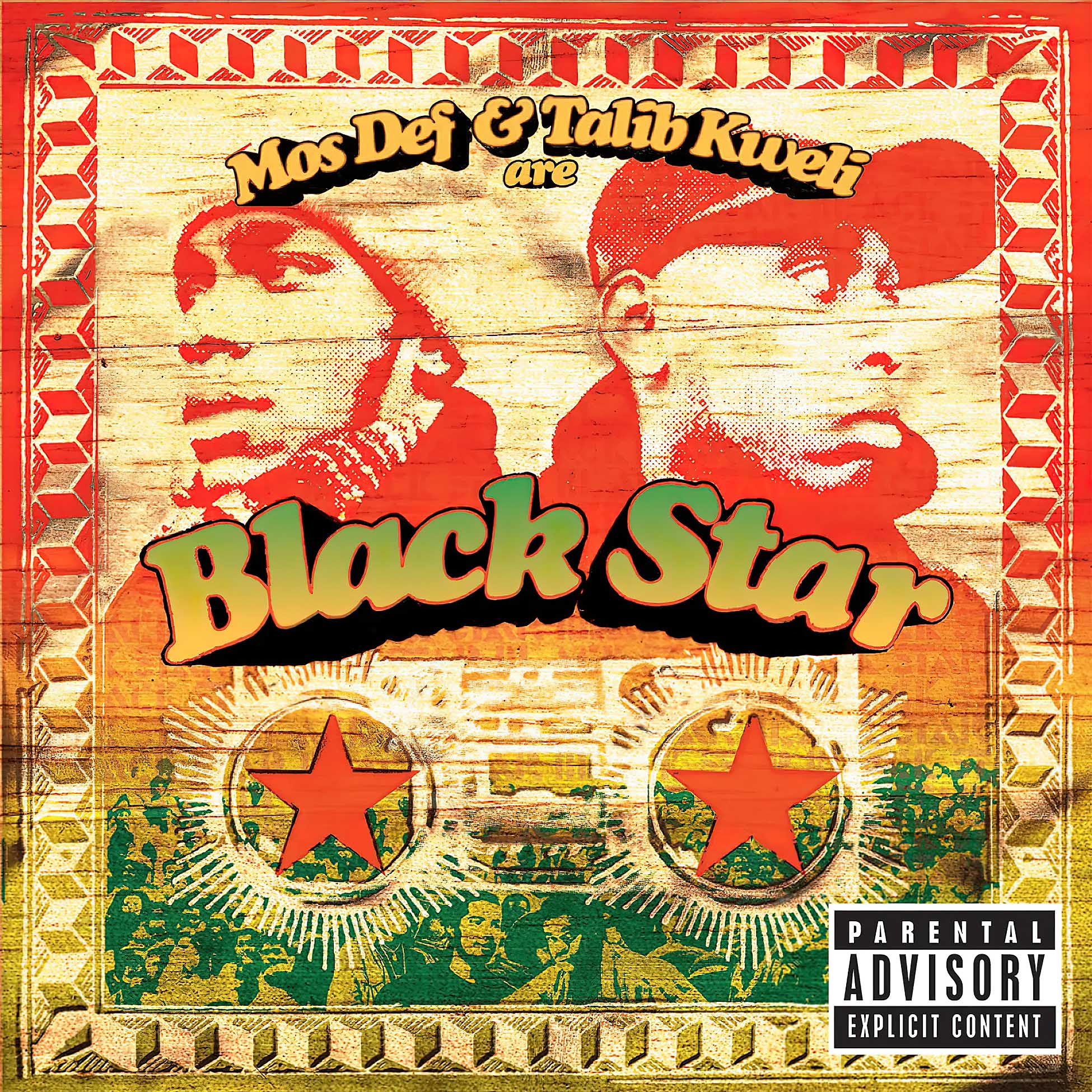 Black Star - Mos Def & Talib Kweli Are Black Star album cover, vinyl picture disc, hip-hop classic — available now via ToucanRecords.com