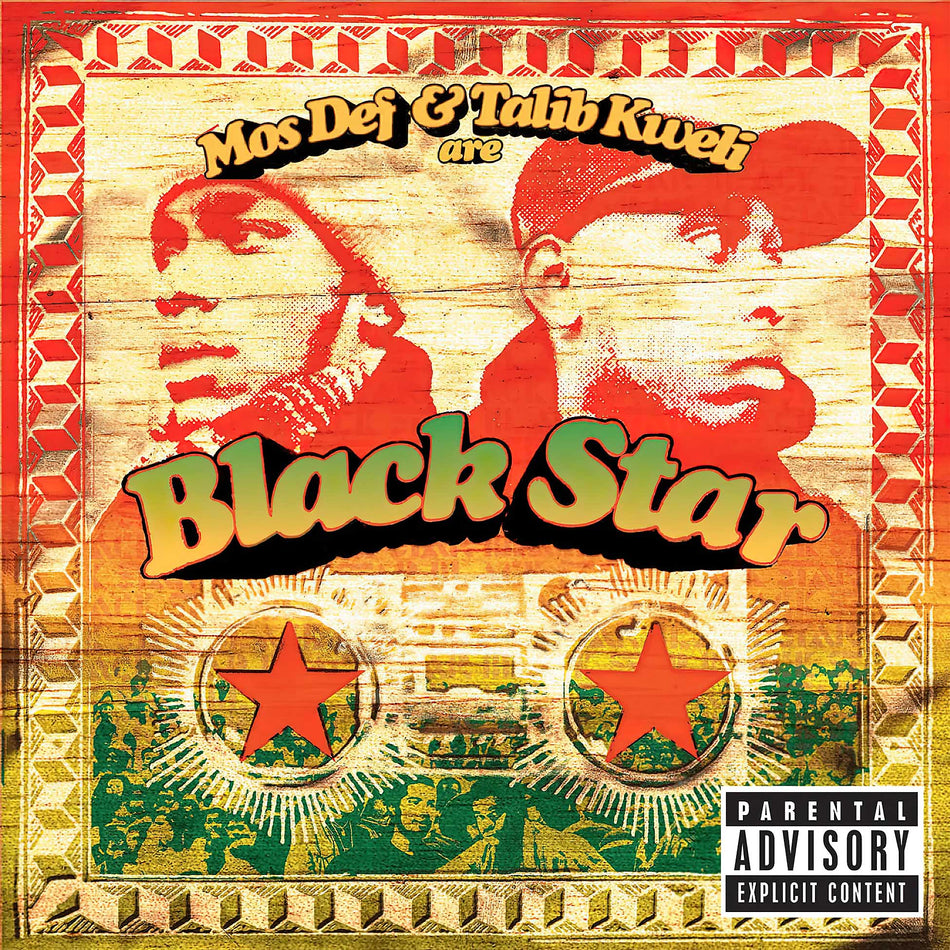Black Star - Mos Def & Talib Kweli Are Black Star album cover, vinyl picture disc, hip-hop classic — available now via ToucanRecords.com