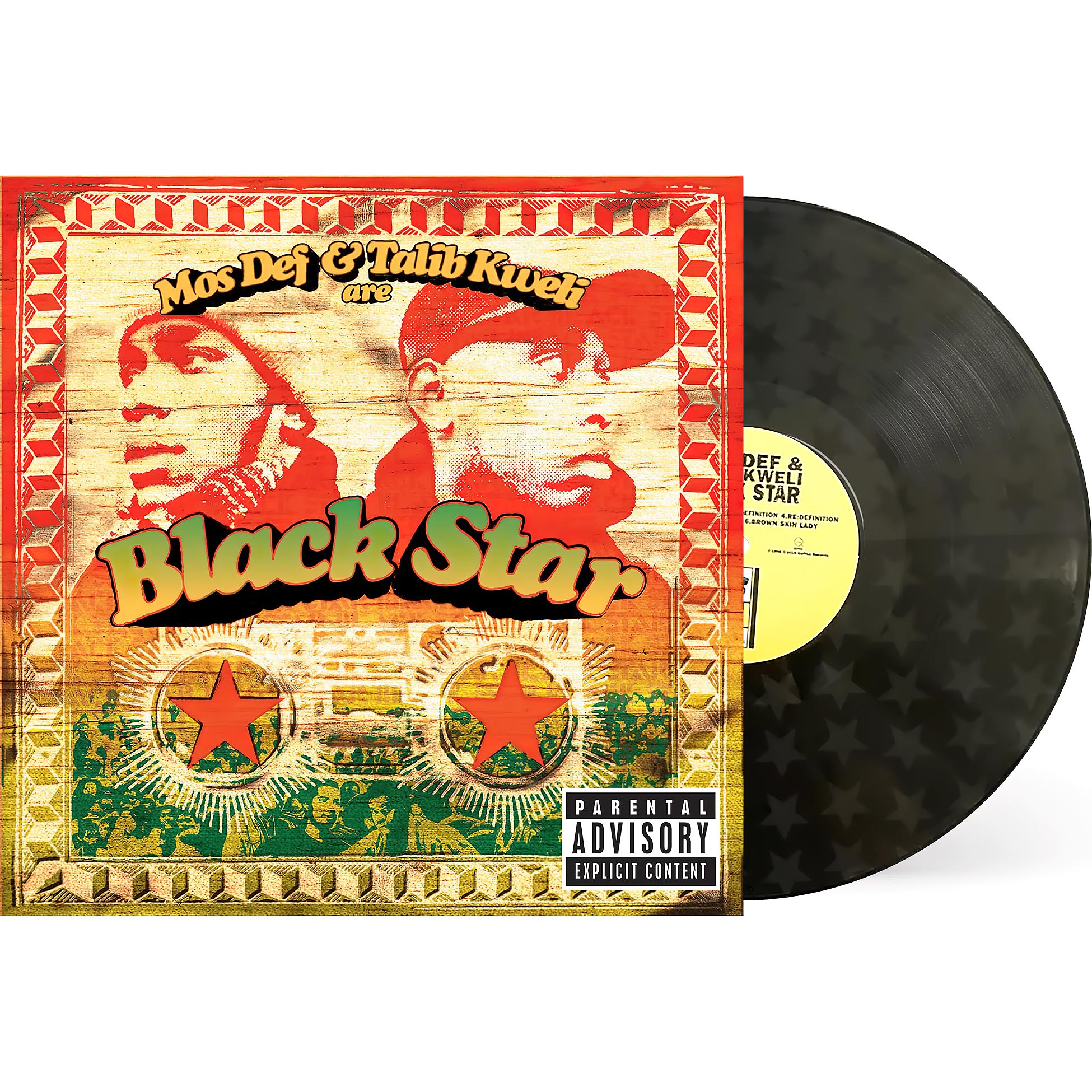 Black Star - Mos Def & Talib Kweli Are Black Star packshot, vinyl picture disc format, 1998 underground hip-hop release