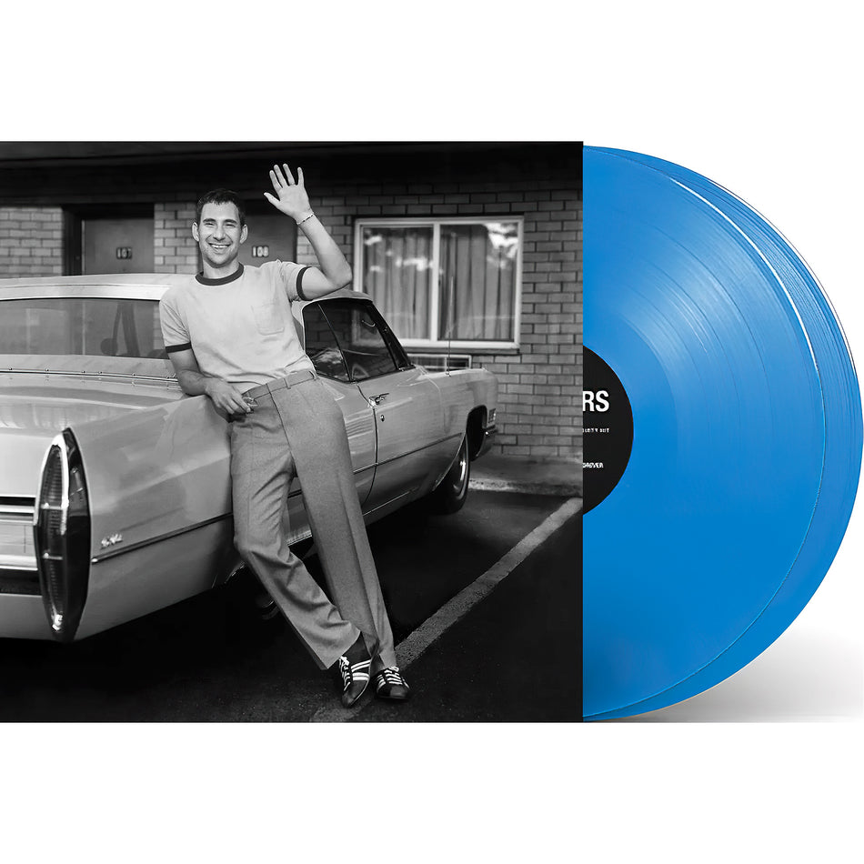 Bleachers - Bleachers vinyl packshot, 2024 indie pop album, blue colored vinyl variant