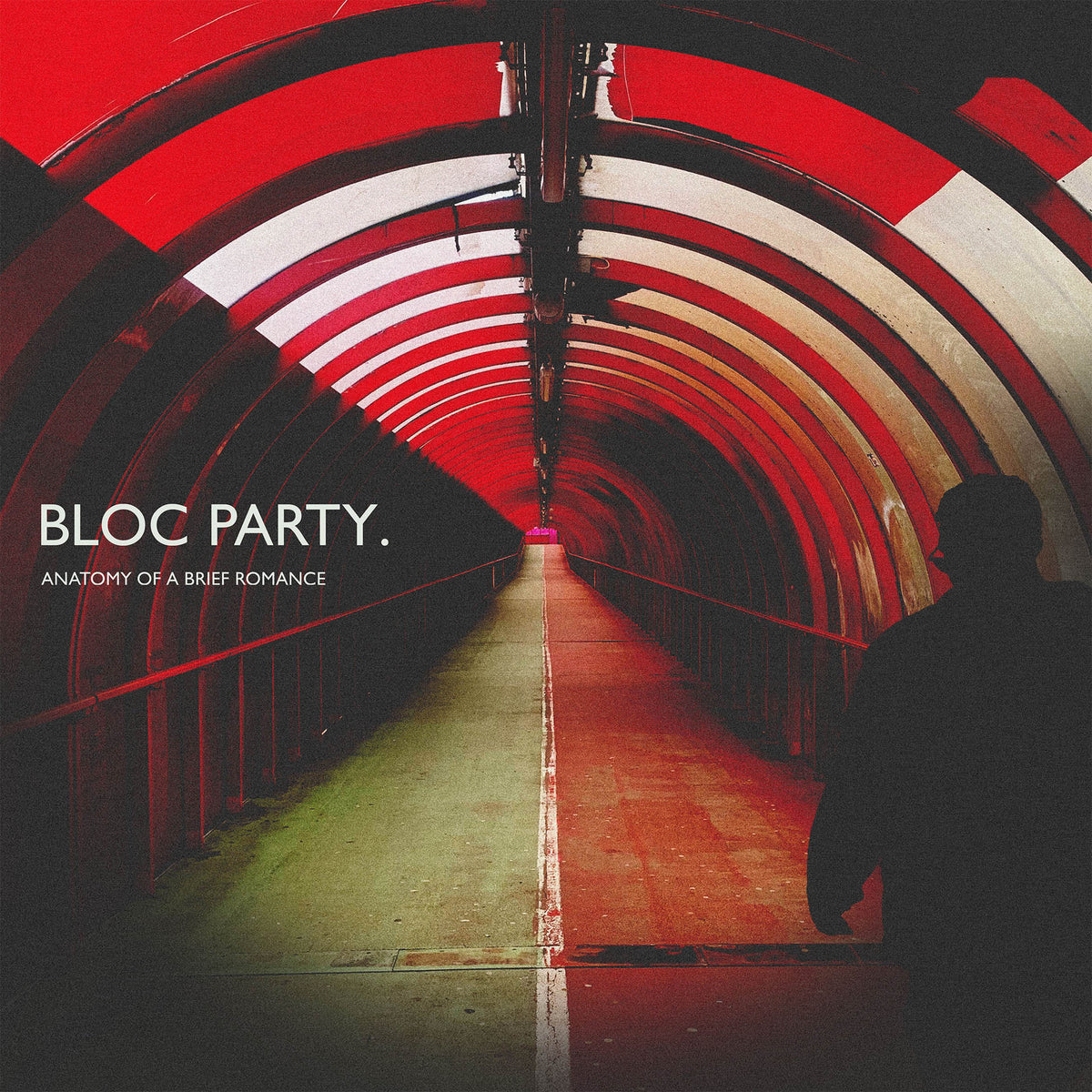 Bloc Party Anatomy of a Brief Romance album cover for Indie Exclusive 140g recycled red vinyl LP with printed inner sleeve
