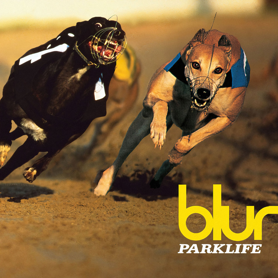 Parklife Blur 1994 album cover 180g black vinyl gatefold UK No. 1 indie rock, found at ToucanRecords.com