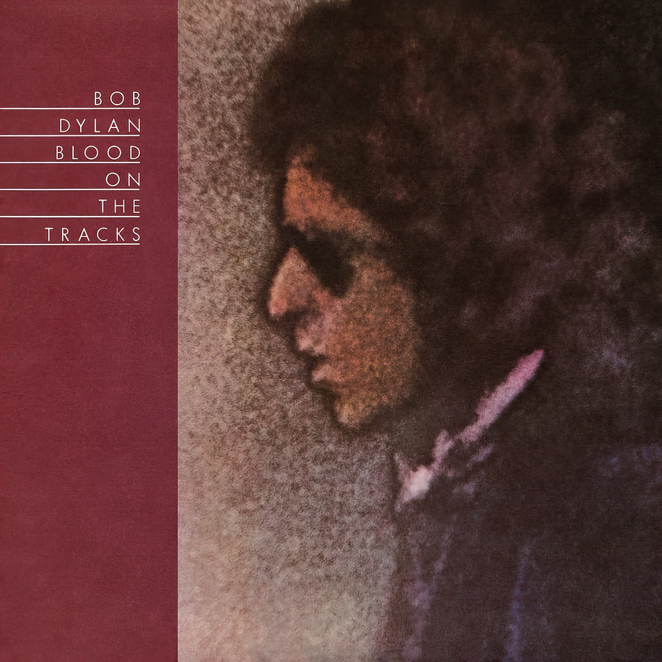 Bob Dylan - Blood on the Tracks cover art, 1975 folk rock classic, vinyl LP