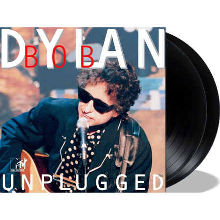 Bob Dylan MTV Unplugged packshot for 2LP vinyl LP featuring "Knockin' On Heaven's Door" at ToucanRecords.com