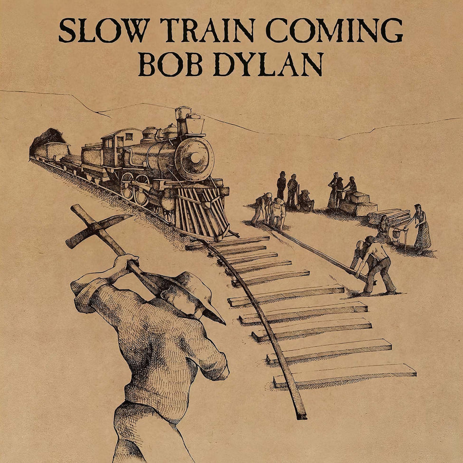 Bob Dylan - Slow Train Coming album cover, black vinyl LP, original jacket – featured release at ToucanRecords.com
