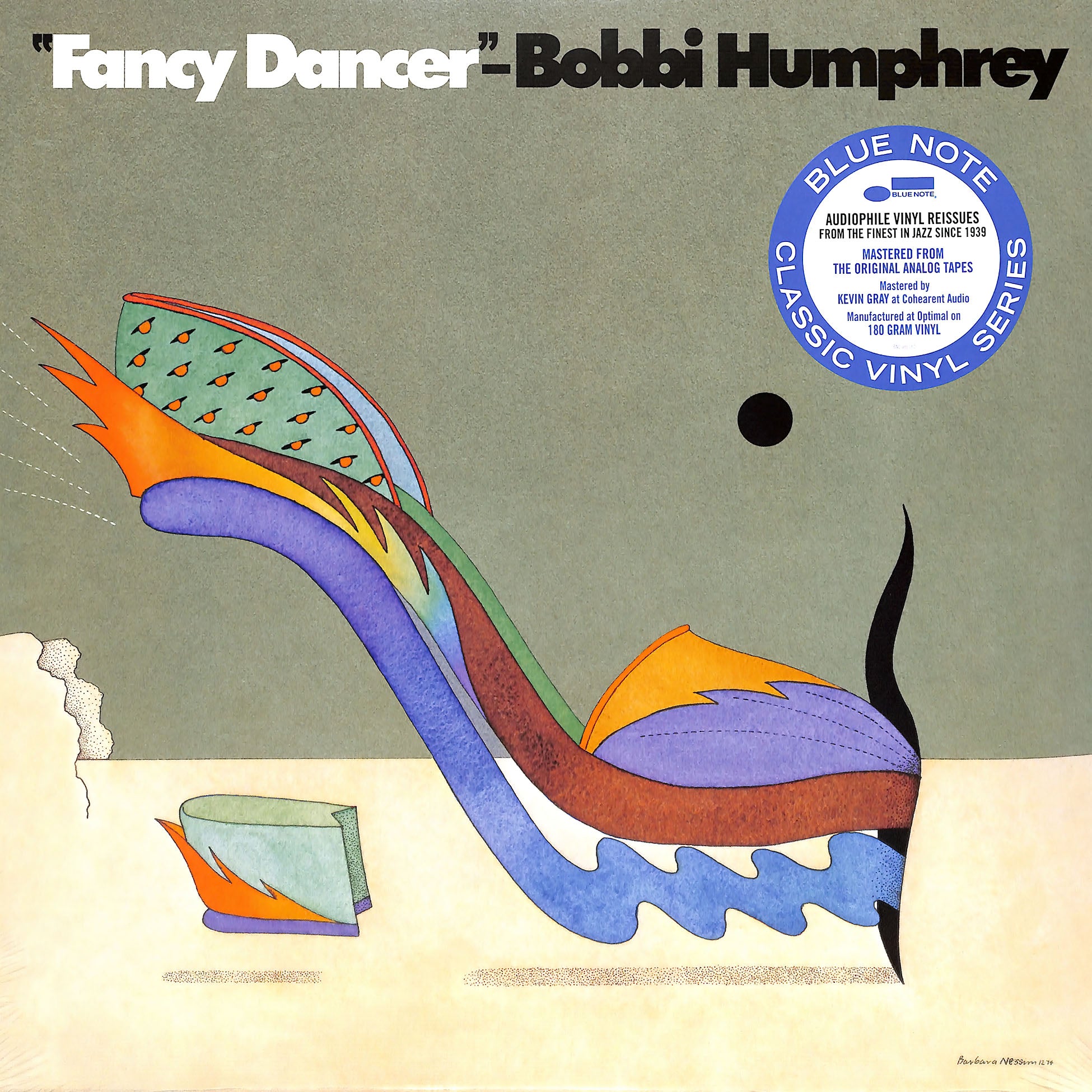 Bobbi Humphrey Fancy Dancer album cover artwork, Blue Note audiophile jazz vinyl, 1970s fusion flute