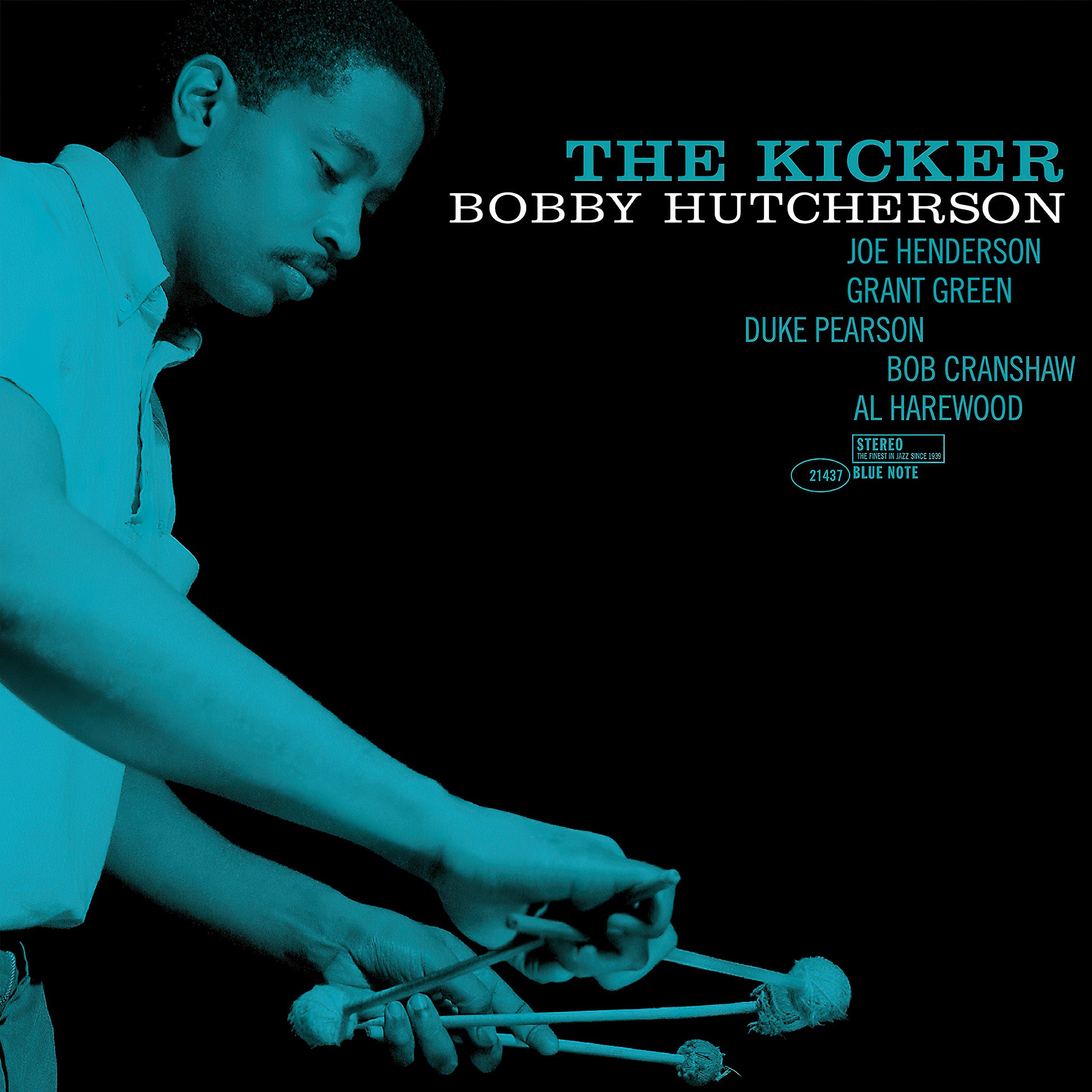 bobby hutcherson, the kicker, album cover, album art, blue note, tone poet, tone poet series, cover, cover art, vinyl