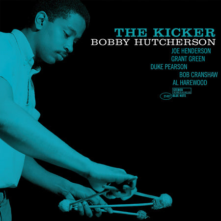 bobby hutcherson, the kicker, album cover, album art, blue note, tone poet, tone poet series, cover, cover art, vinyl