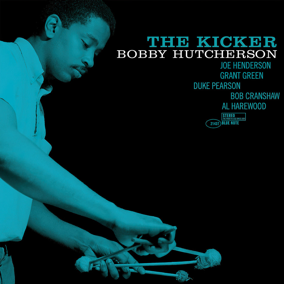 bobby hutcherson, the kicker, album cover, album art, blue note, tone poet, tone poet series, cover, cover art, vinyl