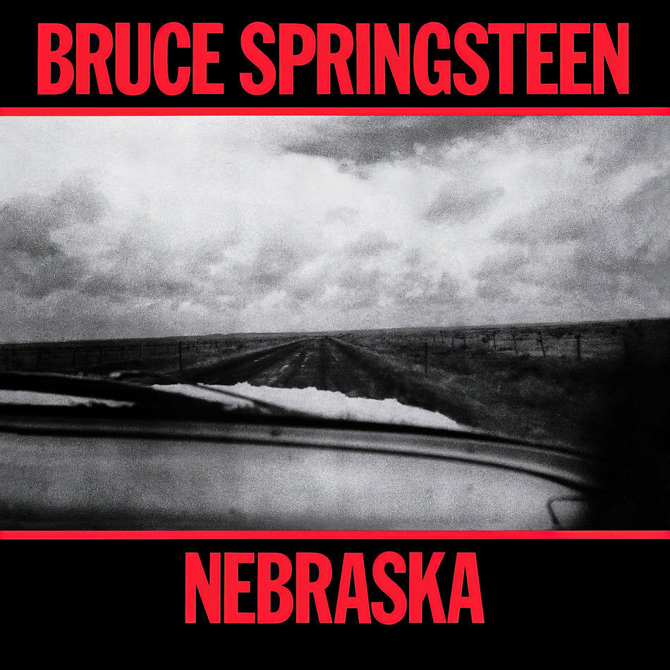 Bruce Springsteen - Nebraska album cover, 180g audiophile black vinyl remastered by Bob Ludwig