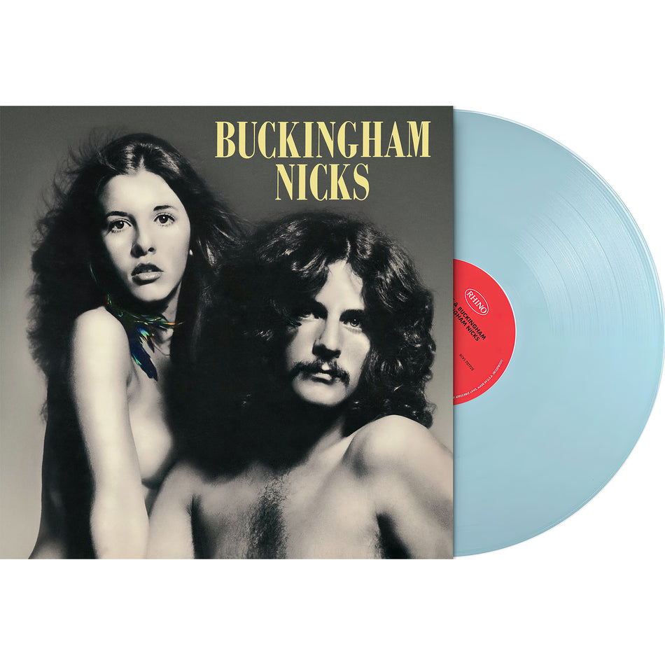 Buckingham Nicks - self-titled packshot, baby blue colored vinyl, 1970s folk rock