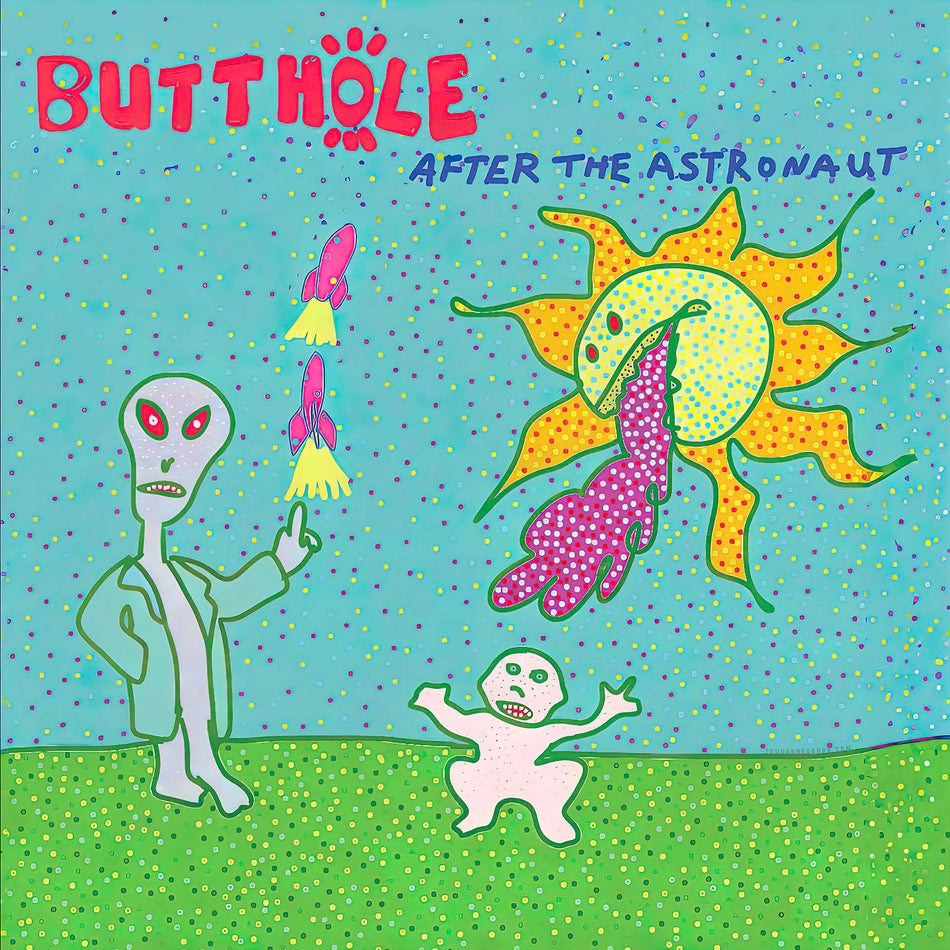Butthole Surfers After The Astronaut album cover for vinyl LP, Indie Exclusive limited edition white vinyl, ToucanRecords.com