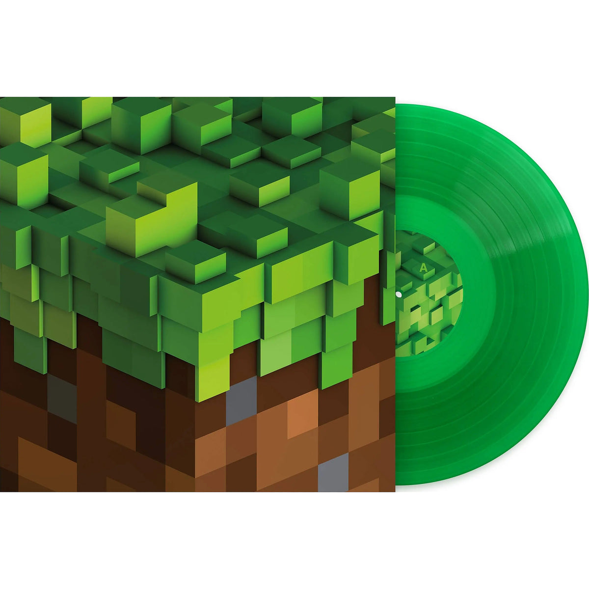 C418 Minecraft Volume Alpha green vinyl record, video game music LP, ambient downtempo,vgm