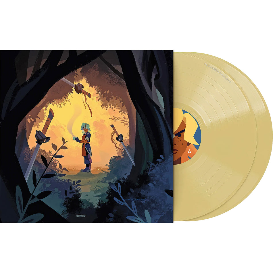 C418 Wanderstop soundtrack packshot showing indie exclusive Yellow Palm colored 2LP vinyl LP with limited edition gatefold jacket