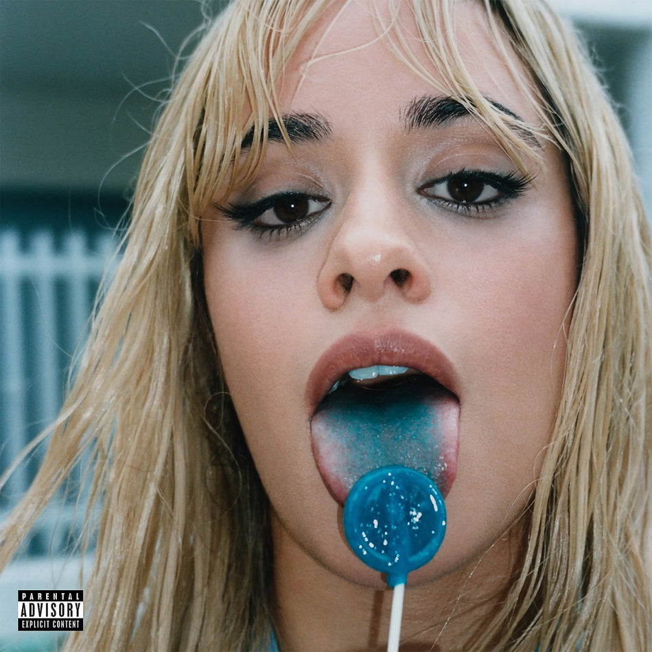 Camila Cabello - C,XOXO album cover, limited edition sky blue vinyl LP, contemporary pop