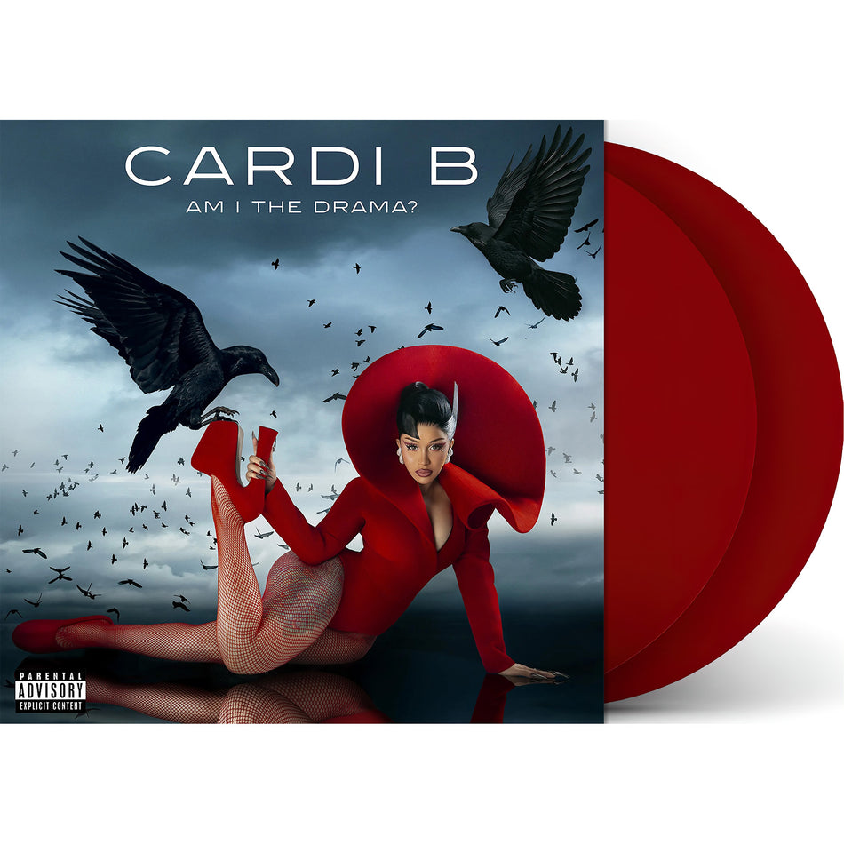 Am I The Drama? packshot, apple red 2LP pressing, hip-hop / pop rap vinyl