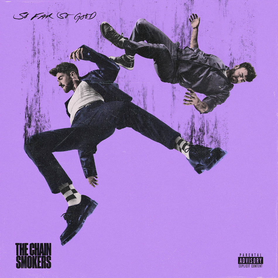 The Chainsmokers - So Far So Good album cover, bone colored vinyl LP, Columbia release - ToucanRecords.com