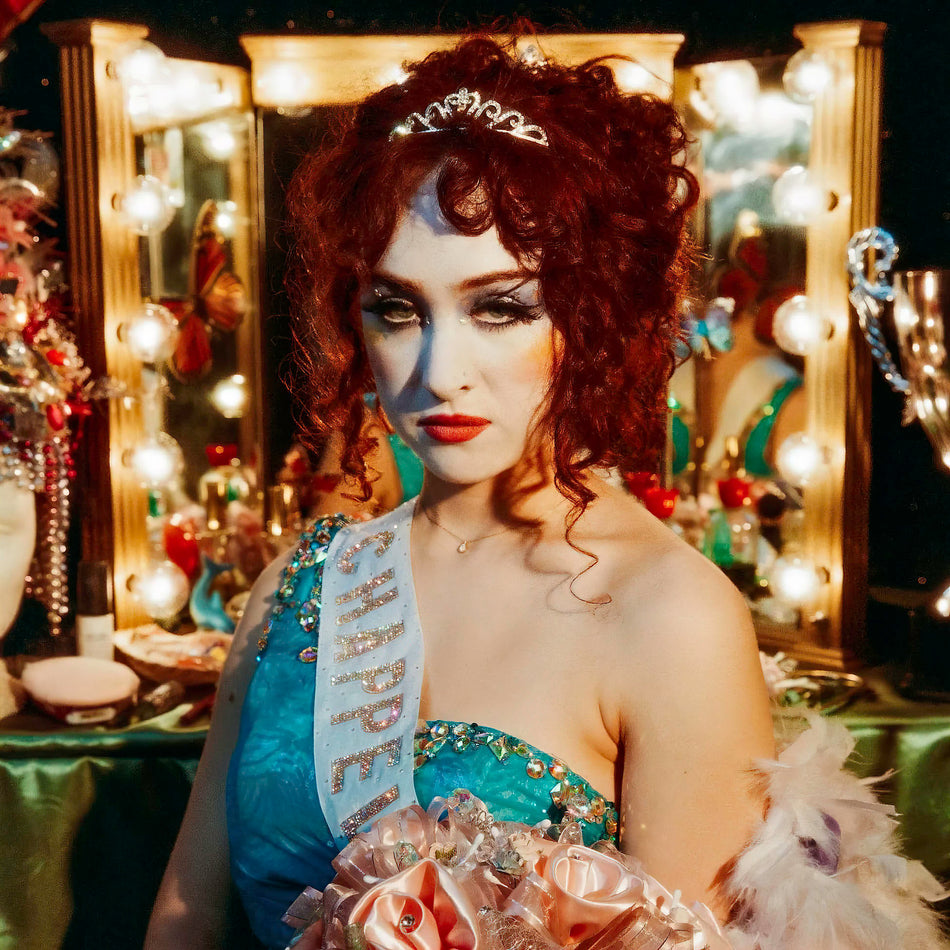 Chappell Roan, The Rise And Fall Of A Midwest Princess, album cover, black vinyl pressing, synthpop and dance-pop album