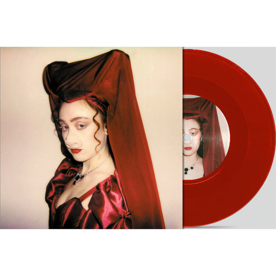 Chappell Roan - Good Luck, Babe! packshot, red vinyl 7-inch pressing, pop single – available at ToucanRecords.com