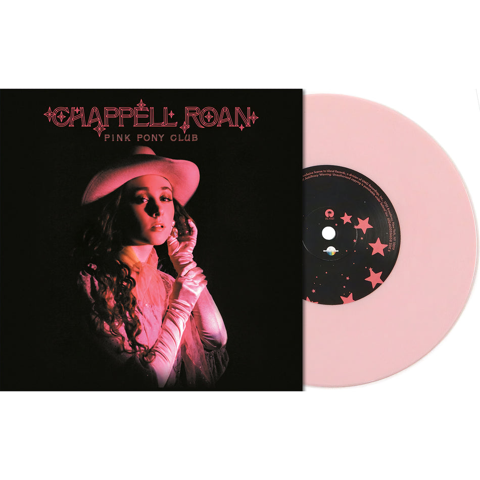 Pink Pony Club vinyl single, Chappell Roan pink pressing with picture sleeve, essential pop collectible