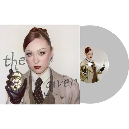 The Giver Private Investigator indie exclusive vinyl single, private investigator variant, Chappell Roan silver colored pressing, collectible country pop music