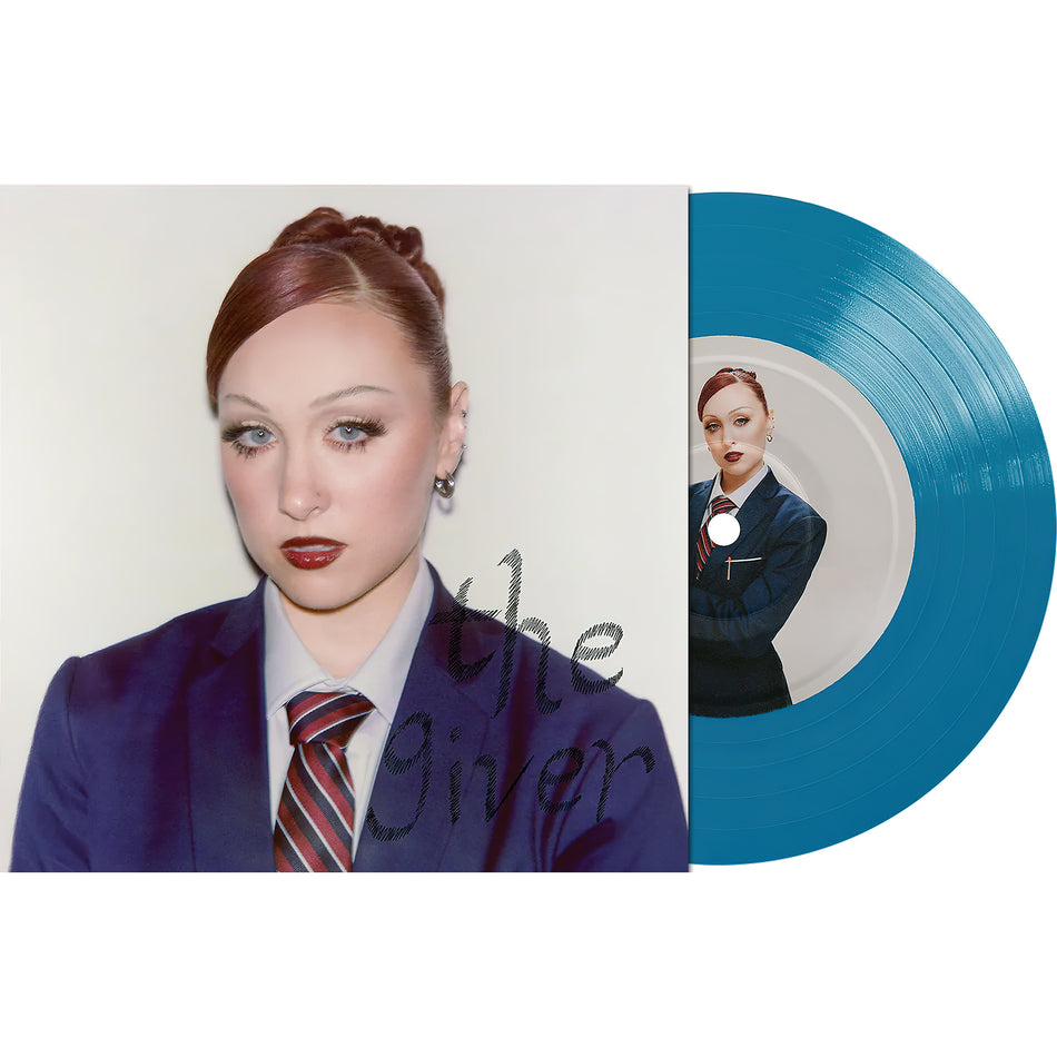 Chappell Roan - The Giver packshot, indie exclusive aqua blue 7-inch pressing, limited collector edition
