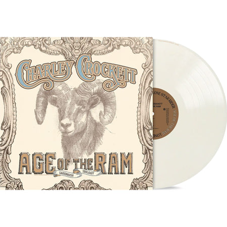 Charley Crockett Age Of The Ram packshot for Mesa White vinyl LP with printed insert and alternate cover at ToucanRecords.com