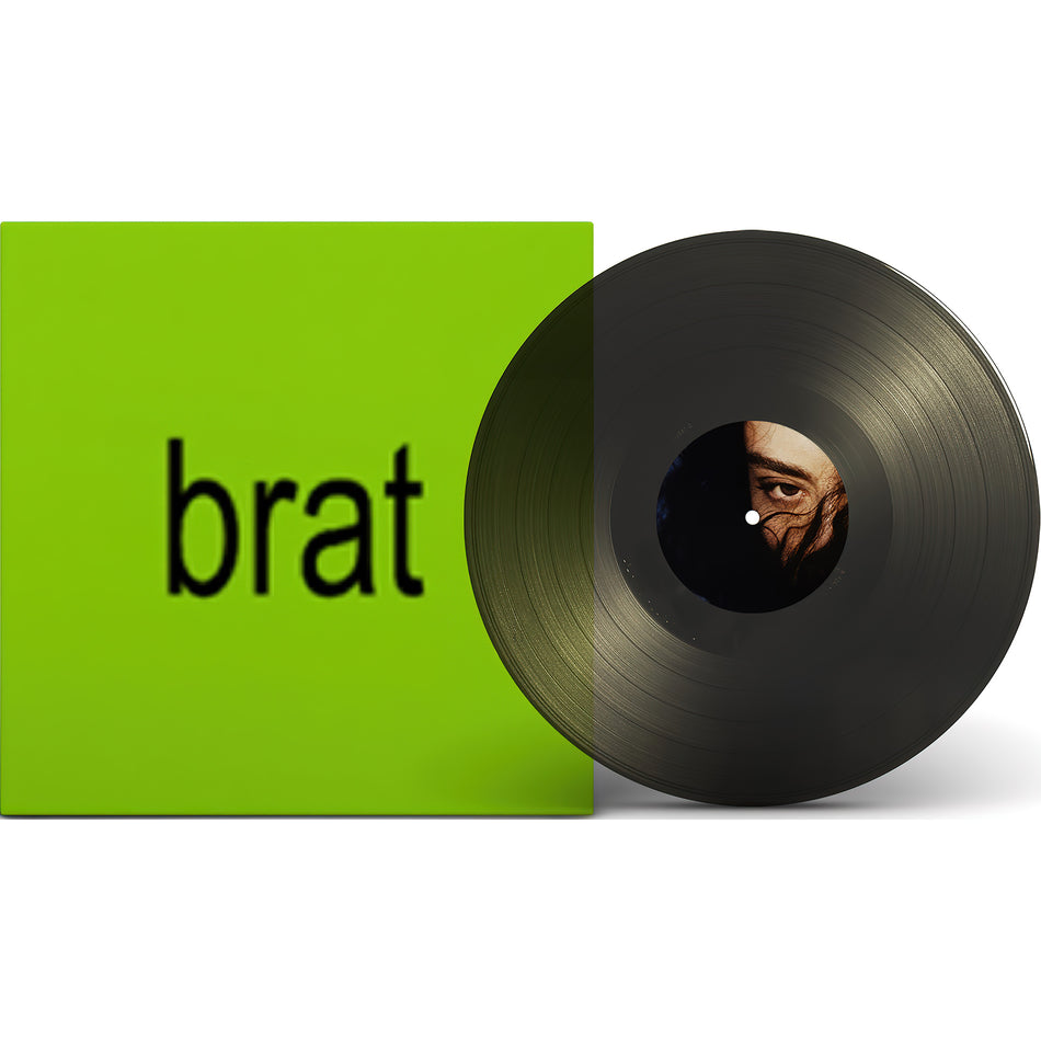 Charli XCX, brat, Black Ice, Colored Vinyl, cover, album, vinyl, packshot