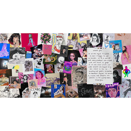 Charli XCX, How I'm Feeling Now, Neon Orange, Colored Vinyl, cover, album, vinyl, collage