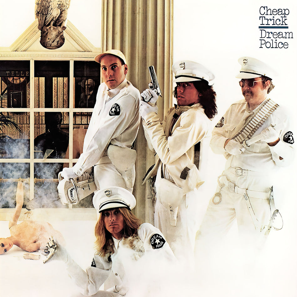 Cheap Trick - Dream Police album cover, 180g black vinyl LP, classic rock reissue – in stock at ToucanRecords.com