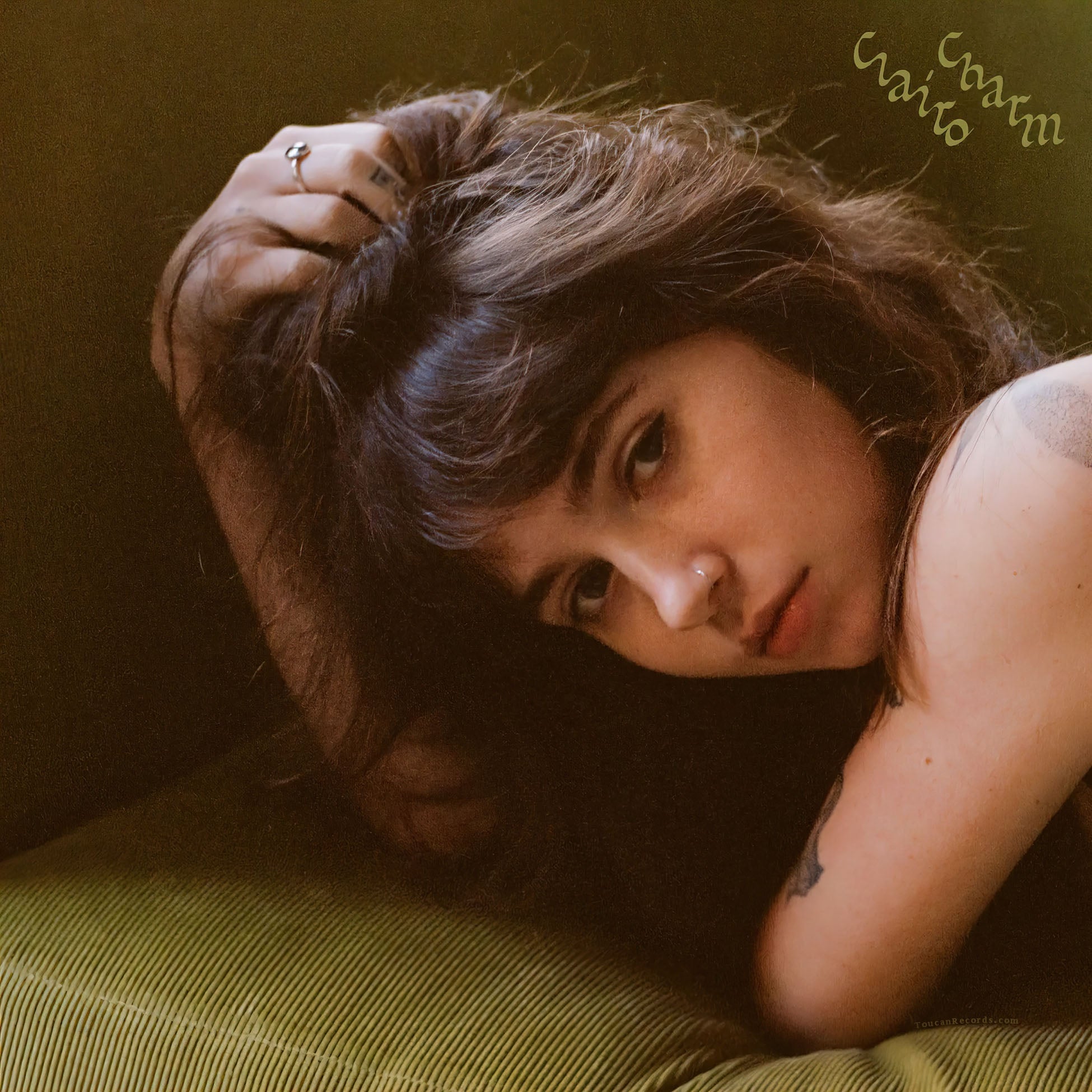 Clairo Charm album cover for the black vinyl LP featuring "Juna" and "Sexy to Someone" with gatefold sleeve at ToucanRecords.com