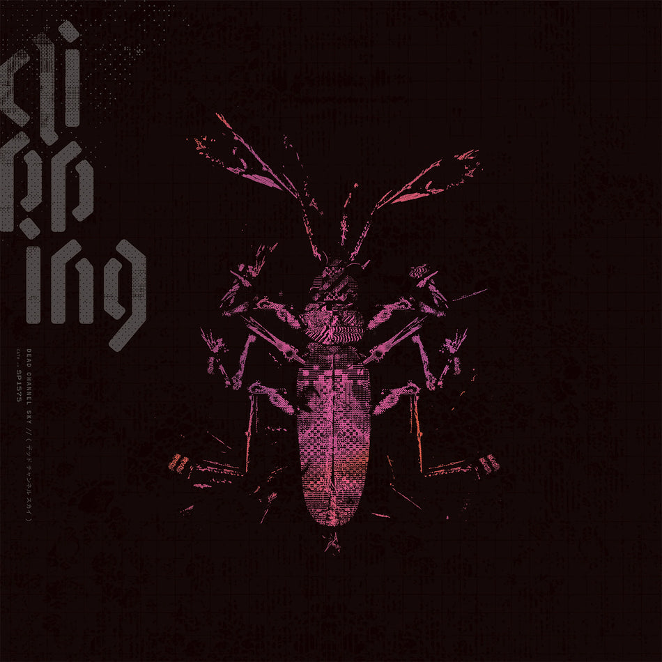 clipping, dead channel sky, beetle cover, album cover, cover art, album art, cover, vinyl, ghostly green, colored vinyl,