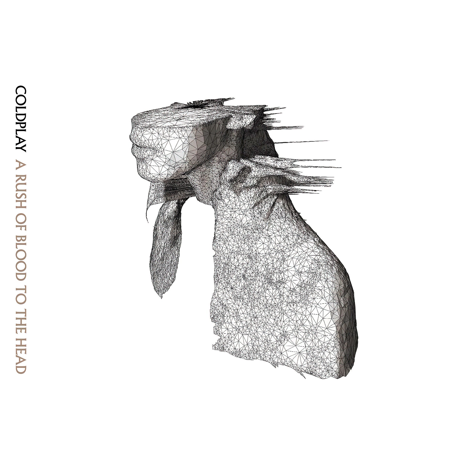 Coldplay - A Rush of Blood to the Head album cover, clear vinyl EcoRecord edition, alternative rock classic at ToucanRecords.com