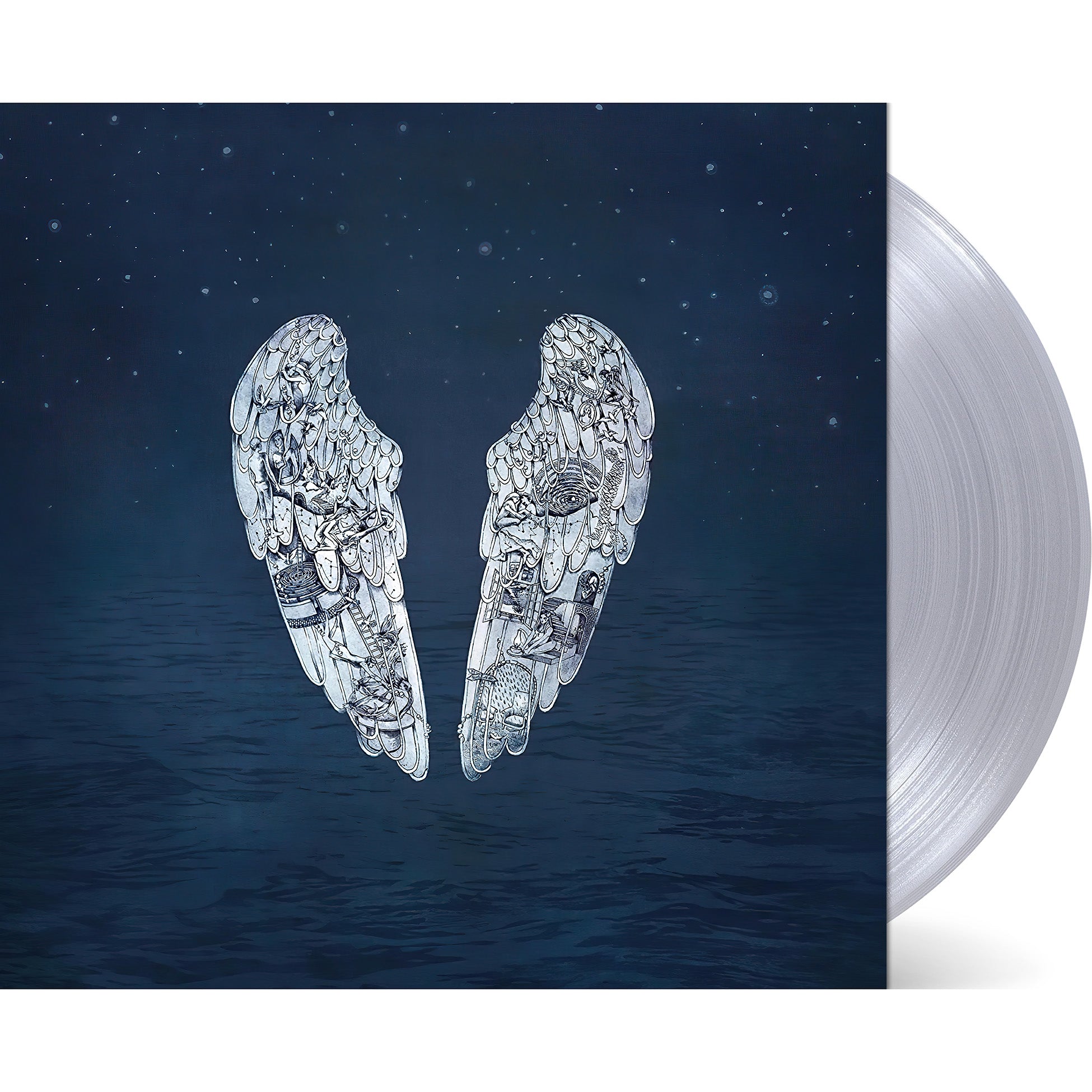 Coldplay - Ghost Stories vinyl packshot showing environmentally conscious EcoRecord edition at ToucanRecords.com