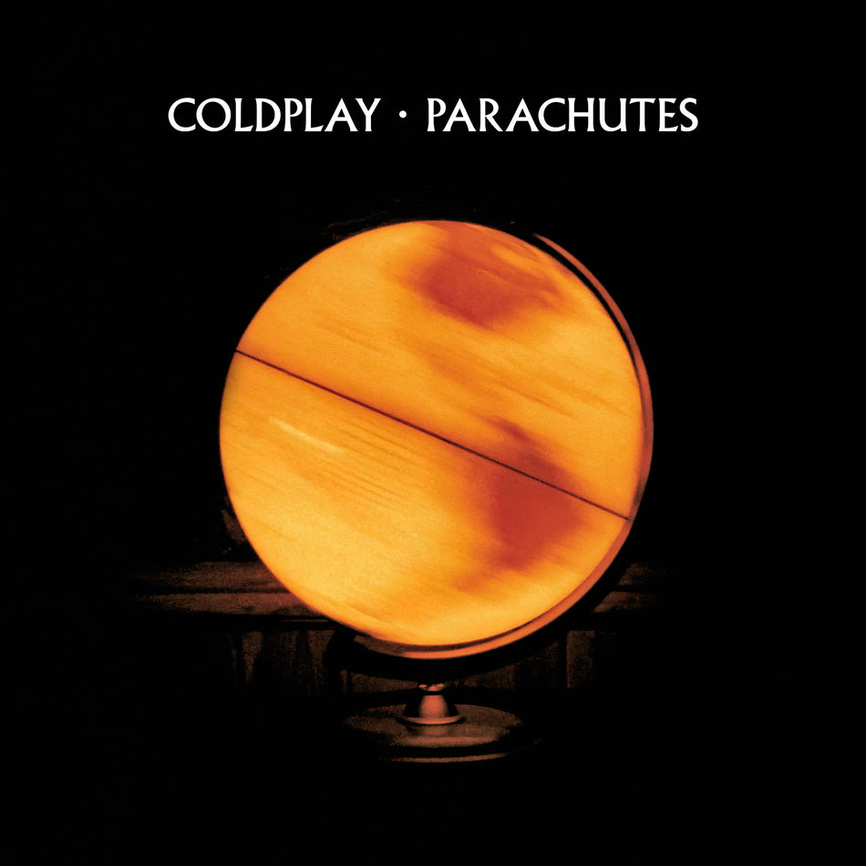 Coldplay - Parachutes cover art, 2000 debut album, Grammy-winning indie rock, recycled vinyl