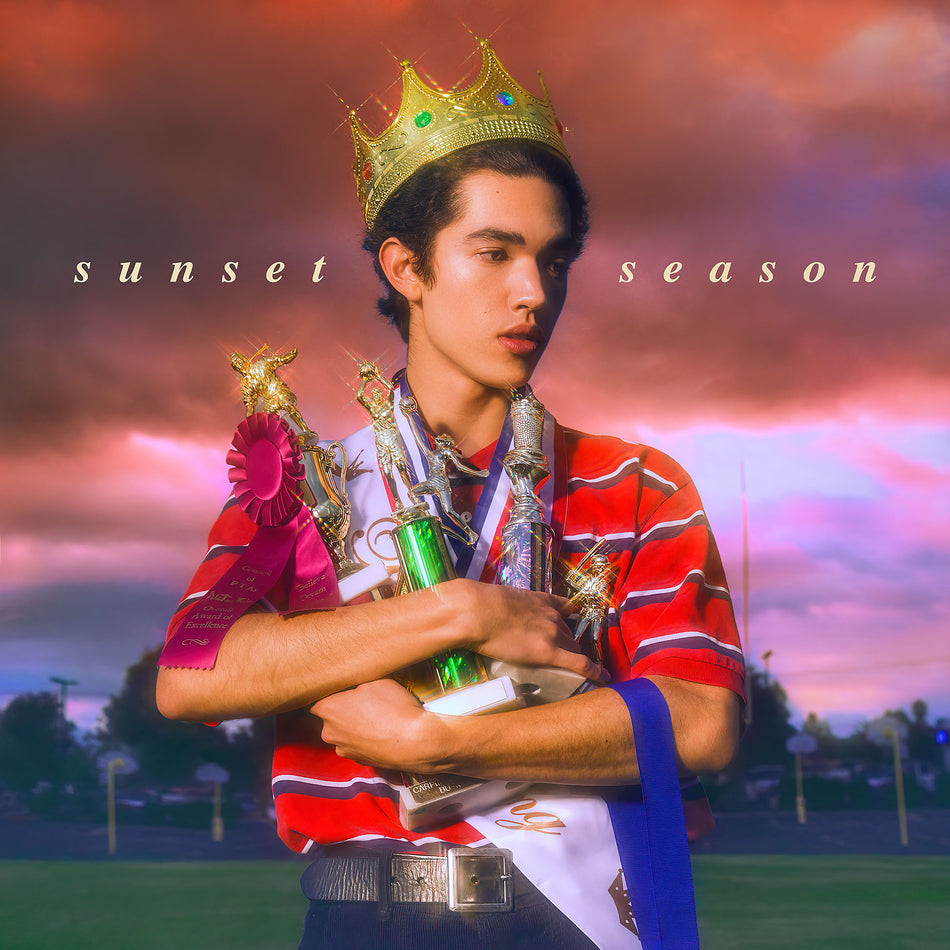 Conan Gray, Sunset Season, 10 Inch, EP, Sea Glass, White Marble, Vinyl, cover, album, alum art,