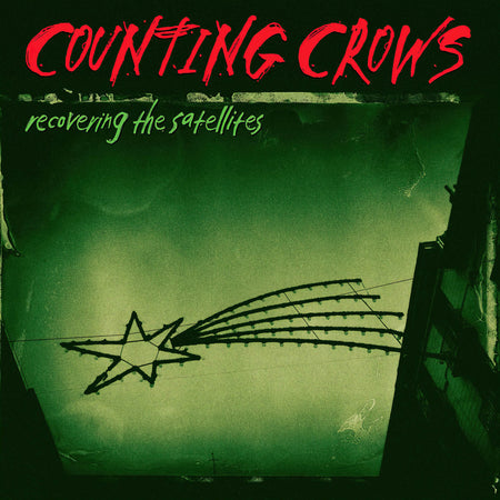 Counting Crows - Recovering The Satellites album cover, red lava vinyl 2LP, RSD Essential, Indie Exclusive, Limited Edition -- ToucanRecords.com