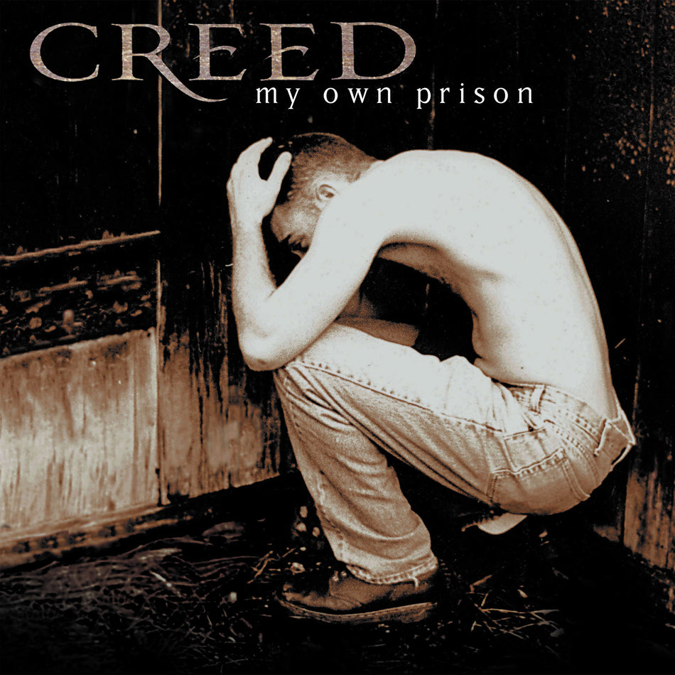Creed - My Own Prison album cover, black vinyl LP, 25th anniversary first pressing available at ToucanRecords.com
