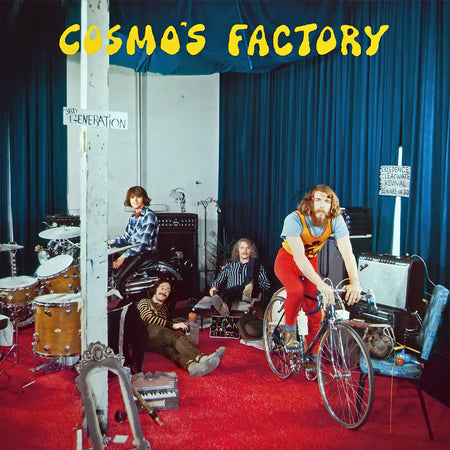 Creedence Clearwater Revival - Cosmo's Factory album cover, apple red vinyl LP edition, Classic Rock from CCR