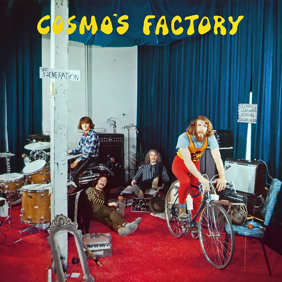 Creedence Clearwater Revival - Cosmo's Factory album cover, apple red vinyl LP edition, Classic Rock from CCR