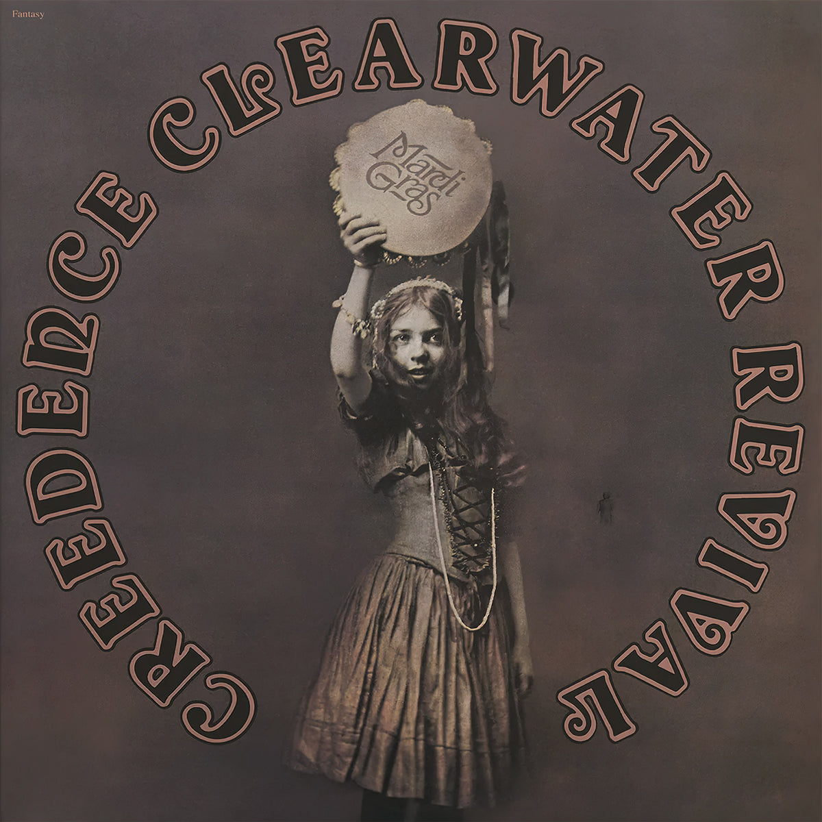 Creedence Clearwater Revival - Mardi Gras album cover, gold vinyl LP edition, final studio album from CCR