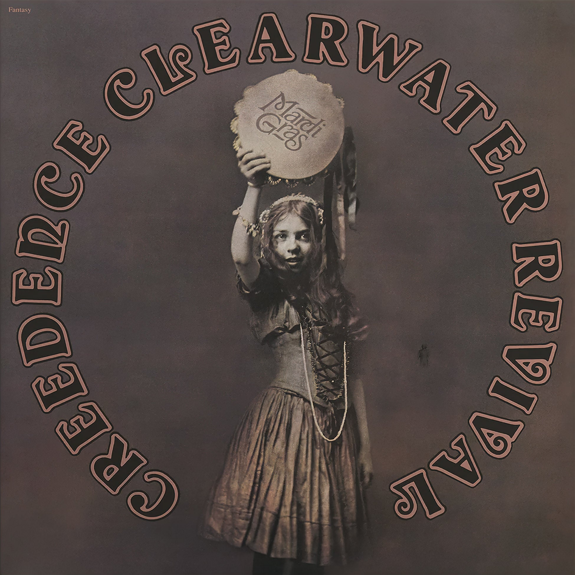 Creedence Clearwater Revival - Mardi Gras album cover, gold vinyl LP edition, final studio album from CCR