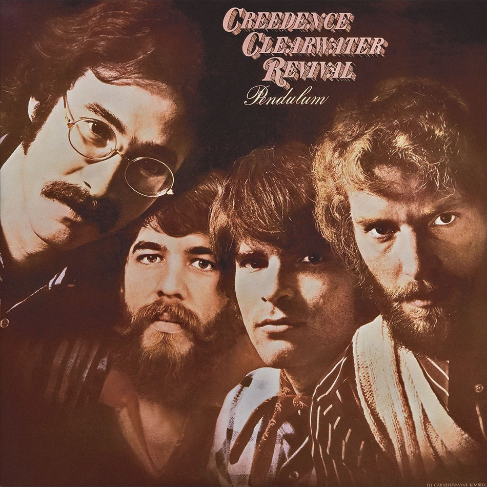 Creedence Clearwater Revival - Pendulum album cover, brown vinyl 2025 remaster, psychedelic and folk rock evolution