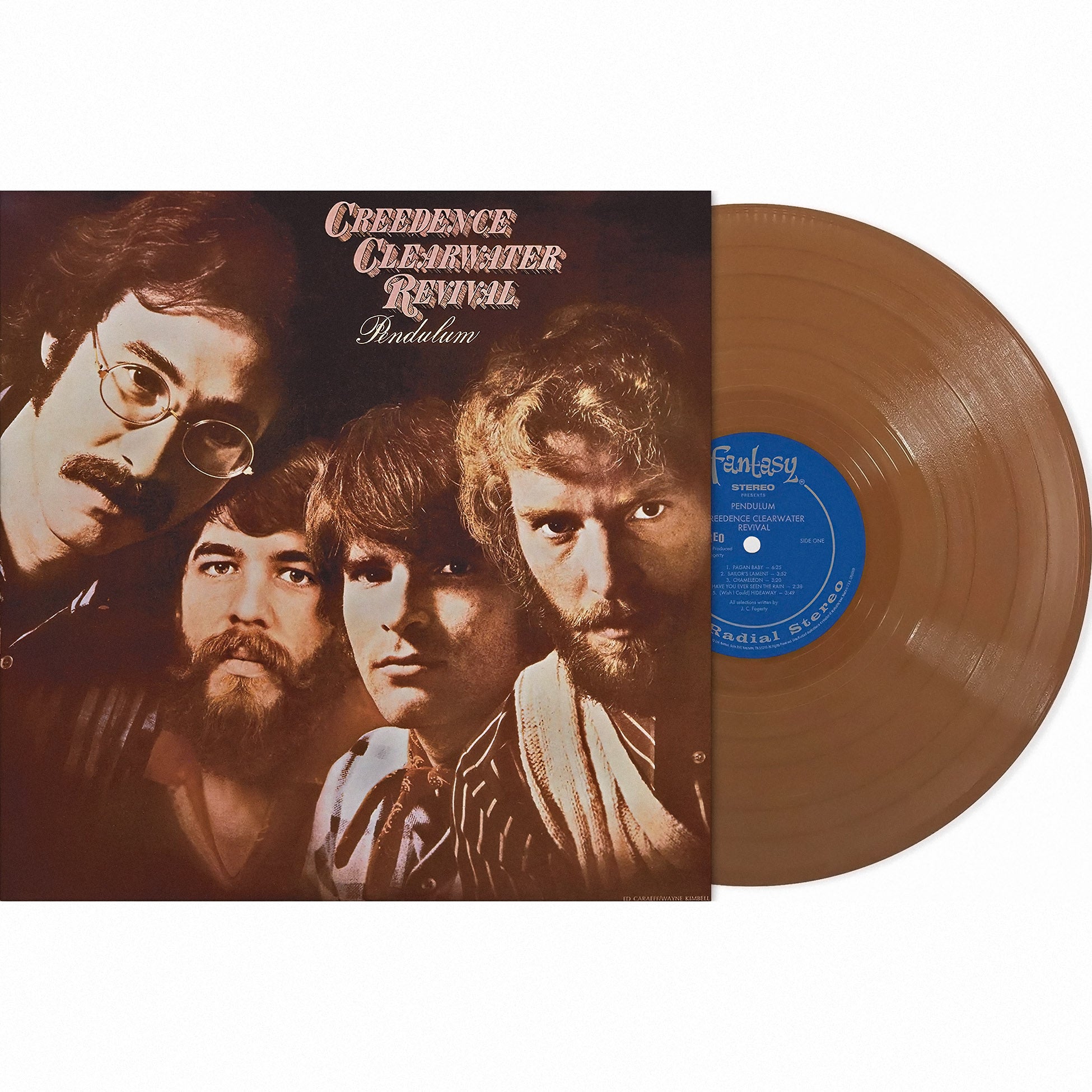 Creedence Clearwater Revival (CCR) Pendulum vinyl record, brown color LP, 2025 remaster