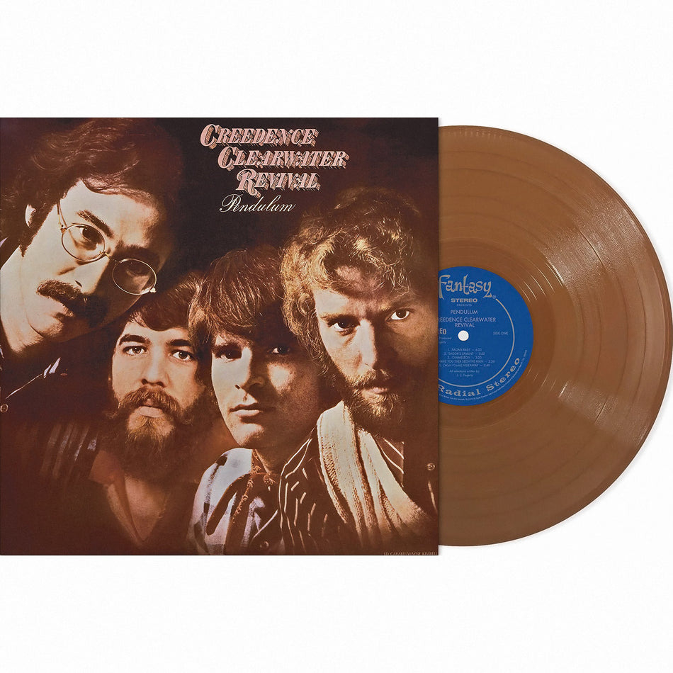 Creedence Clearwater Revival (CCR) Pendulum vinyl record, brown color LP, 2025 remaster