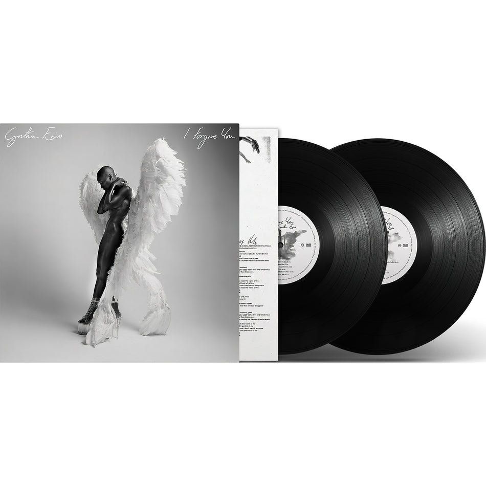 Cynthia Erivo - I Forgive You packshot, black vinyl 2 LP pressing, soulful contemporary pop – exclusive at ToucanRecords.com