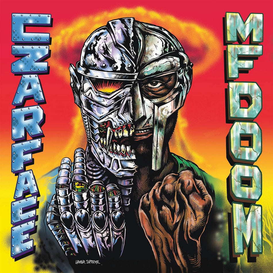 czarface, mf doom, czarface meets metal face, album cover, album art, vinyl, cover, cover art,