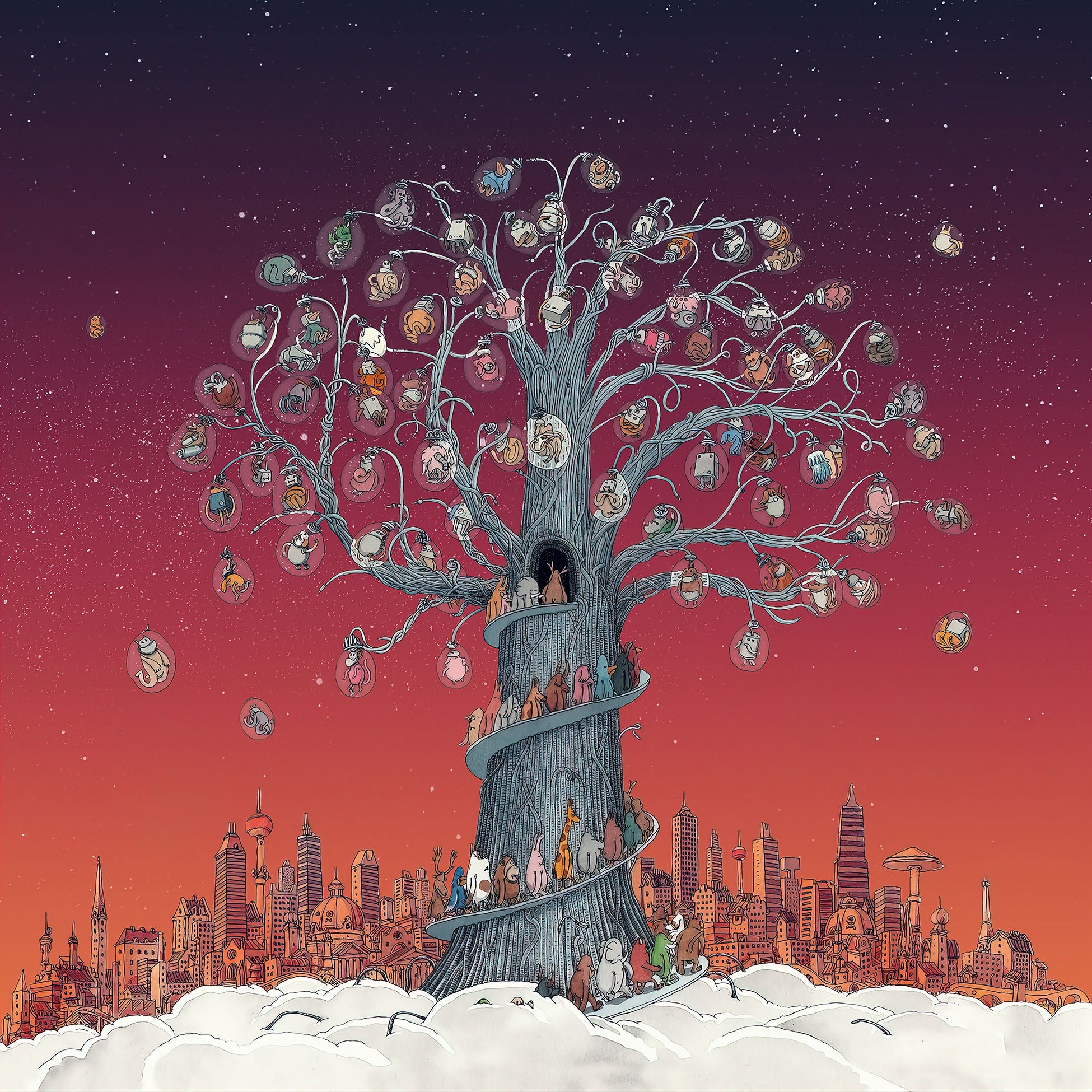 Dance Gavin Dance - Artificial Selection album cover, standard weight black vinyl pressing, post-hardcore and metalcore
